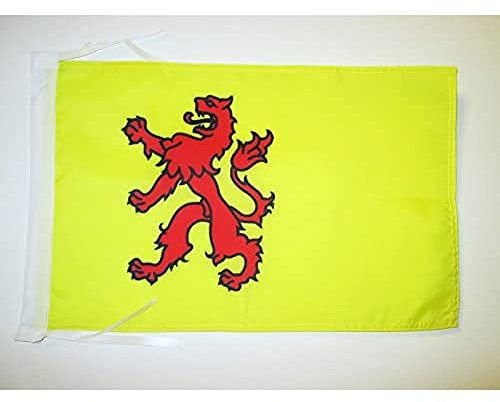 AZ FLAG Flagge Provinz Zuid-Holland 45x30 cm Polyester 100D Kordeln | Für innen und außen Holländische dekorative Flagge doppelte Nähte und verstärkte Kanten mit Schnüre 100D Polyester