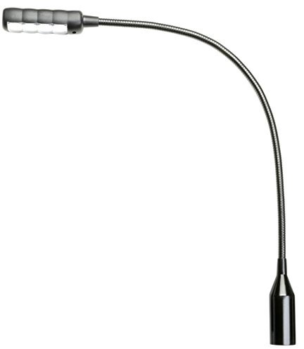 Adam Hall Stands SLED 1 ULTRA XLR 4 - Lampada a collo di cigno XLR a 4 poli con 4 COB LED