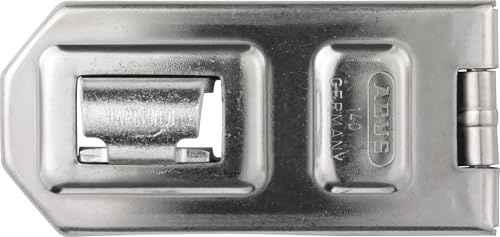 ABUS Diskus Überfalle 140/120 - Vorrichtung für Vorhängeschlösser - für einschlagende Türen - 05312 - ABUS-Sicherheitslevel 8 - Silberfarben