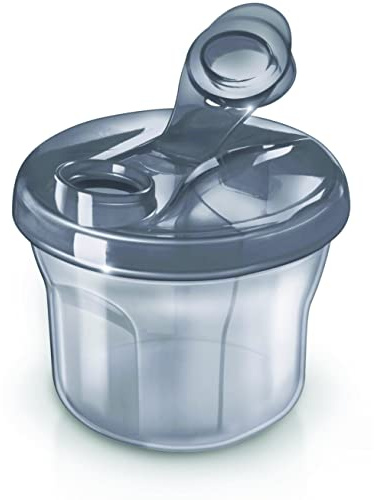 Philips Avent Powder Formula Dispensador y taza de aperitivos, color gris