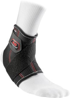 McDavid Ankle Support With Strap (Black, Large)