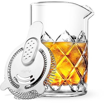 Final Touch Yarai 13.5-Oz. Mixing Pitcher with a Hawthorne Strainer