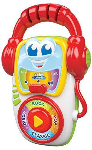 Baby Clementoni - 14982 - Deejay Press & Play - gioco elettronico parlante, bambino 10 mesi+, batterie incluse (versione in italiano)