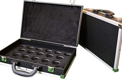 Gratis leverans – svart klassisk sNOOKER MATCH FULL STORLEK ALUMINIUM fodral