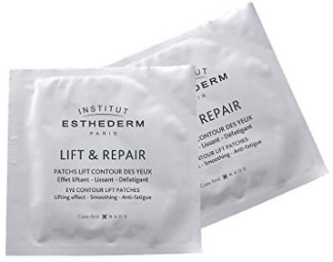 Institut Esthederm - Patch Lifting Contorno Occhi - Lift & Repair - Trattamento Mirato per Borse, Occhiaie e Rilassamento del Contorno Occhi - Trattamento Flash Beauté- 10 x 2 Patch