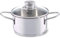 Fissler Häppchen / kleiner Edelstahl-Kochtopf (Ø 14 cm, 1 L) Snacktopf, mit Glas-Deckel, Induktions-geeignet, Silber