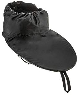 attwood 11776-5 Kayak Nylon Spray Skirt with Mesh Storage Bag, Black