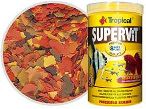 SUPERVIT 1000ml / 200g - Alimento para Peces en Forma de Escamas