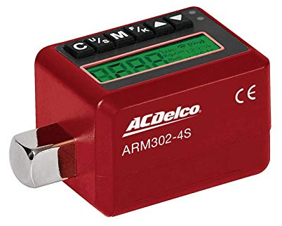 ACDelco Tools ARM302-4S 1/2 Inch Digital Torque Wrench with Buzzer and LED Flash Notification - ISO 6789 Standards with Certificate of Calibration