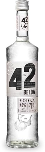 42BELOW Premium Vodka, 40 % Vol, 70cL / 700mL, Vierfach Destilliert, hergestellt mit neuseeländischem vulkanischem Quellwasser