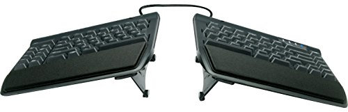 KINESIS Freestyle2 USB-A Ergonomic Keyboard w/ VIP3 Lifters for PC (9 Separation) (KB820PB-US)