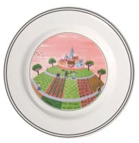 Villeroy & Boch 10-2337-2662 Assiette à Pain Porcelaine Rouge 18 x 18 x 9 cm 1 Assiette