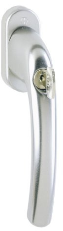 HOPPE Fenstergriff duraplus Tôkyô in Aluminium natur /abschliessbar/ (mit TBT1)