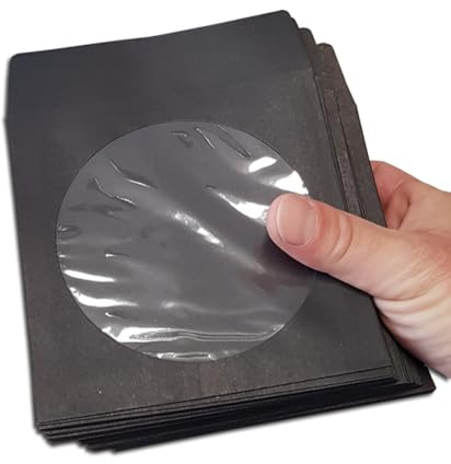 Protected CD Papierhüllen claps black (100 Stück)