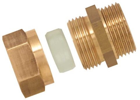 Boutté 3117892 Raccord laiton bague bicône delrin mâle 15x21 Tube Ø12