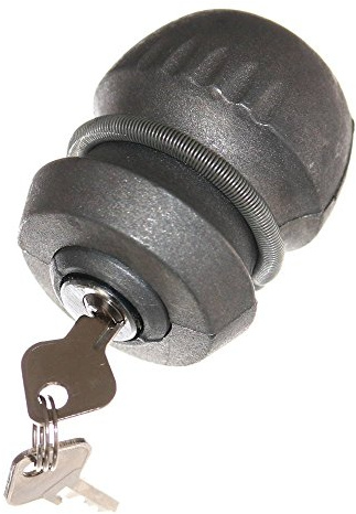 1 Kugel Deichselschloß für Anhänger Sicherung Schloß mit 2 Schlüssel für 50mm Kugelkupplung Deichsel Neu Old-Harvest