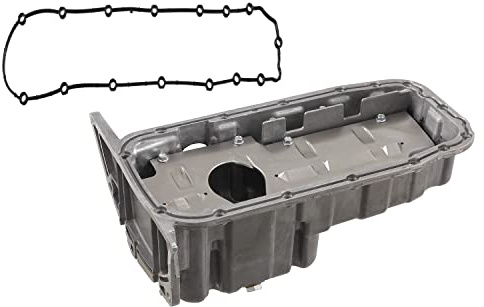 febi bilstein 29472 Ölwanne mit Ölwannendichtung und Ölablassschraube, 1 | Kompatibel mit: OPEL ASTRA F Cabriolet, ASTRA F Caravan, ASTRA F CC, ASTRA F Kasten/Kombi, ASTRA F Stufenheck
