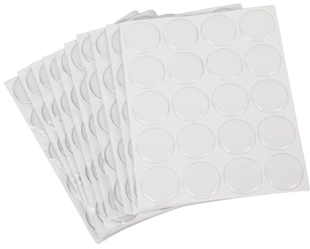 Joyingle 200-Piece Epoxy Stickers for Bottle Cap Pendants, 1-Inch, Clear