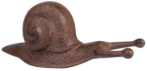 Esschert Design Stiefelknecht Schnecke, braun, 31.9 x 12.5 x 12.5, LH168