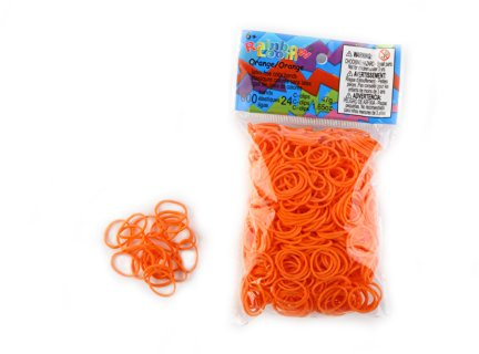 Gummiband Rainbow Loom Orange
