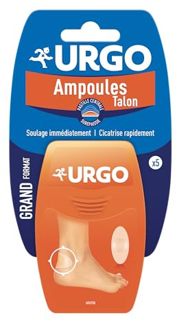 Urgo ampoules traitement talon grand format 5 pièces