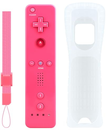 OSTENT Bewegungssensor Bluetooth Wireless Remote Controller für Nintendo Wii/Wii U Konsole Spiel Farbe Rosa