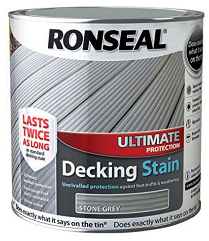 Ronseal Ultimate Protection Decking Stain Stone Grey 2.5L