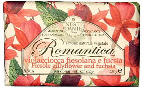 NESTI DANTE Romantica, Gillyflower & Fuchsia Soap 250 g