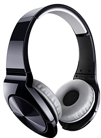 Pioneer SE-MJ751 Cuffia Bass Head, Nero/Bianco