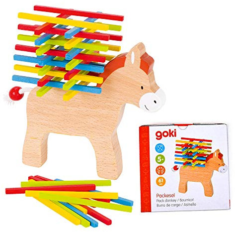 Goki 56950 - Stapelspiel - Packesel