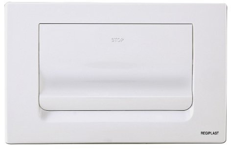 Regiplast 170B RIA Plaque de Commande Simple Touche, Blanc