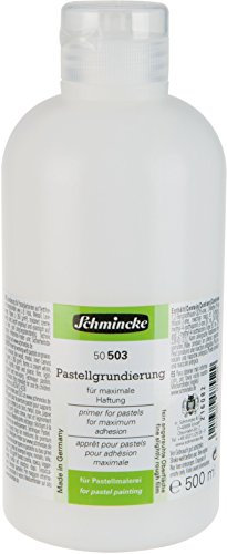 Schmincke - Pastellgrundierung, naturfarbene, licht- und alterungsbeständige, sehr aufnahmefähige Grundierung für Pastellarbeiten, 500 ml