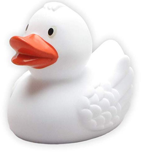Duckshop Walli - Paperella da bagno, colore: bianco, dimensioni: 7,5 cm