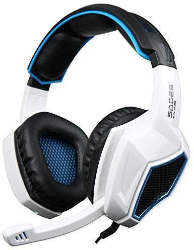 Anivia Computer Headset Headphones, 3.5mm Wired Over Ear Stereo Gaming Headsets with Microphone