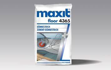 4365 maxit mortero fino (Weber floor. floor 4365) - cemento-recrecido delgado, 25 kg