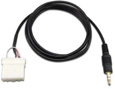 Goliton® AUX 3.5mm Cable Connect AUX Audio Compatible with Mazda Car Player connector adapter cable (2 Meters long)