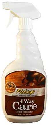 Fiebing's Après-shampoing 4 voies pour le soin du cuir avec spray régénérant la couleur Qt 6 pièces