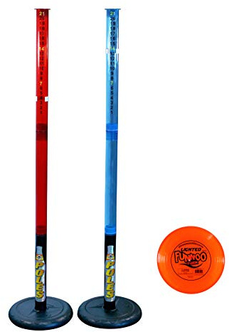 Water Sports Deluxe Light Up Pole Game with Frisbee Disc and Poles, Multi (810717)