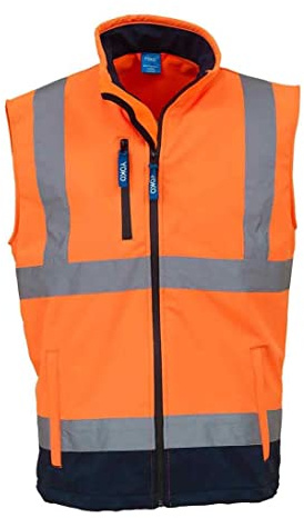 Yoko HV006 Softshell-Bodywarmer, Warnweste, atmungsaktiv und wasserdicht