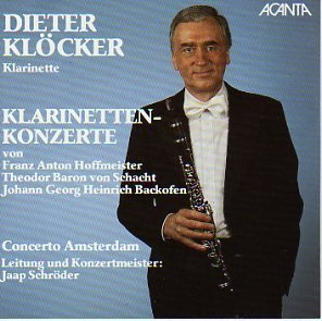Dieter Klocker Klarinetten Konzerte - Clarinet Concertos
