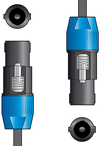Citronic Classic Speaker Lead Speaker Plug to Speaker Plug Male SPK to SPK Durable, Speaker Cable for Reliable Sound Connection 1.5 Metre