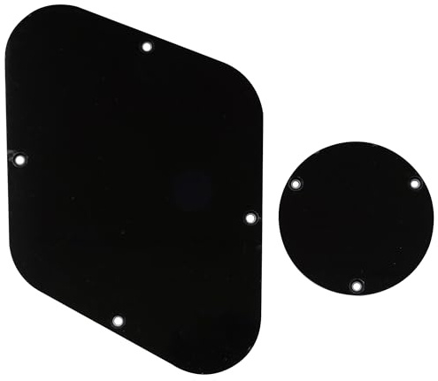 Musiclily Pro LP Control Plate Schalter Abdeckplatte Set 3 lagig Schwarz | für USA LP Style E-Gitarre
