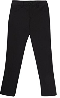 French Toast Girls' Skinny Fit Stretch Ponte Pant, Black, 8