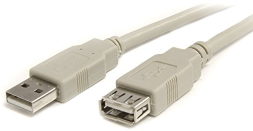 StarTech 10ft USB 2.0 Extension Cable, USB-A M/F, Beige (USBEXTAA10)