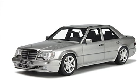MERCEDES W124 E-Klasse E 500 Limited Silver Modellauto OT623 Otto 1:18