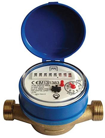 1/2 Class B Water Meter (Secondary)