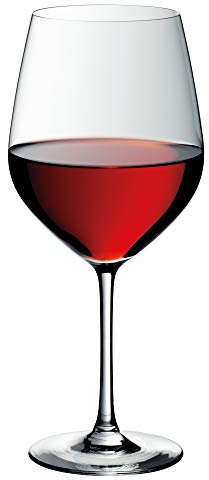 WMF Easy Plus Burgunder Weinglas, 700ml, Kristallglas, spülmaschinengeeignet, transparent