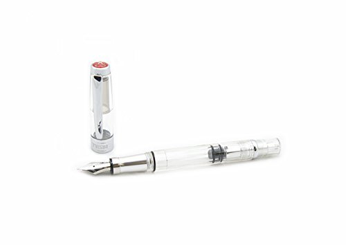 TWSBI Diamond 580AL,Pennino M,Penna Stilografica,Demonstrator,caricamento a stantuffo
