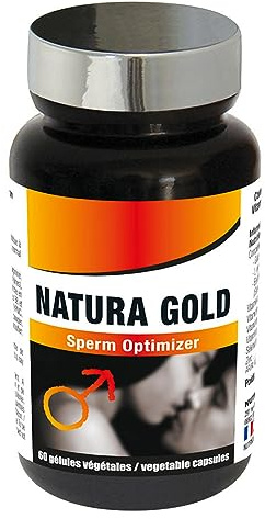 NUTRI EXPERT - Natura Gold - Booste la Fertilité & Améliore les Capacités Érectiles - Stimule la Libido et l'Énergie Sexuelle - L-Arginine, Gingembre, Sélénium, Zinc & Vitamines - Cure 30 jours