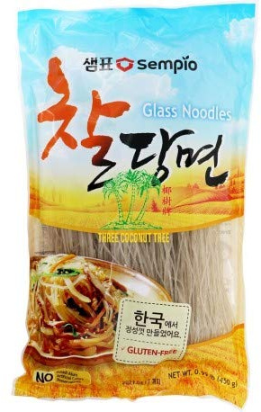 Glasnudeln aus Süßkartoffelstärke, orientalischer Stil, Dangmyon, Sempio 450g